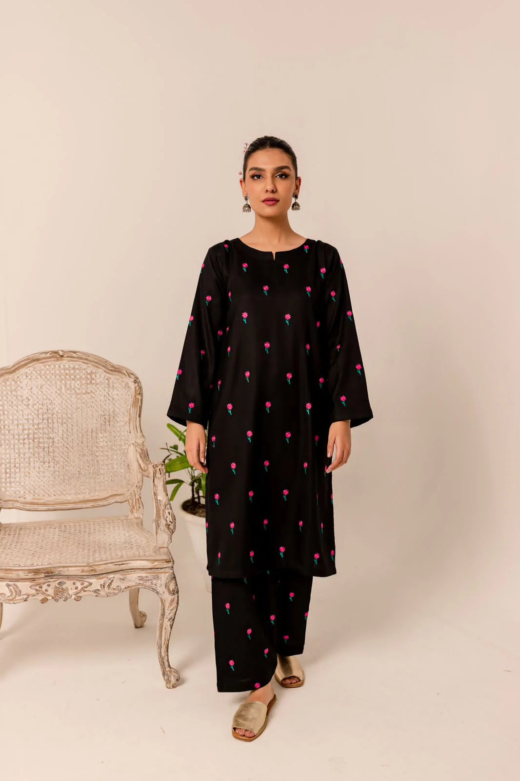 AMBAR | 2 PC Lawn Embroidered Dress