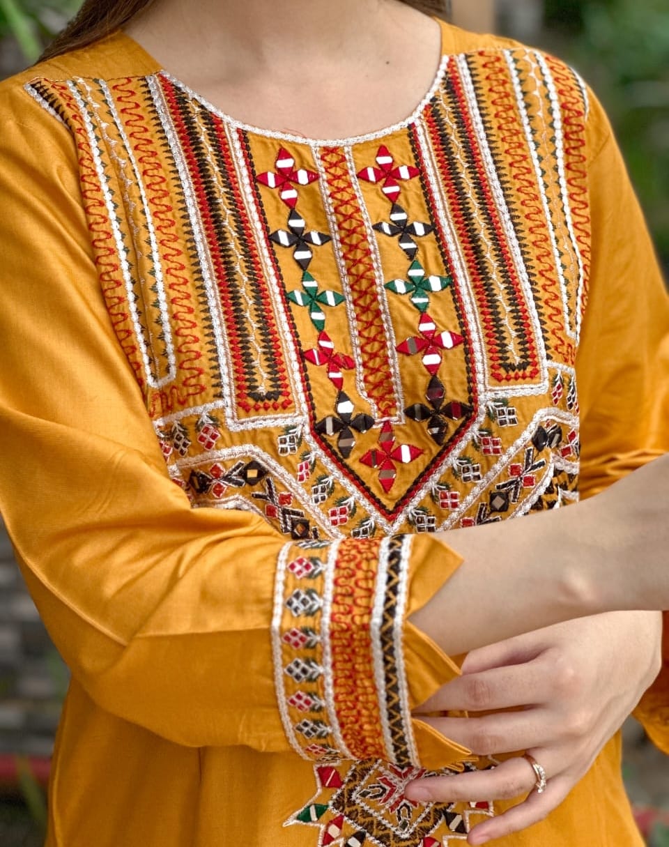 Traditional Sindhi Style 2 Piece Suit