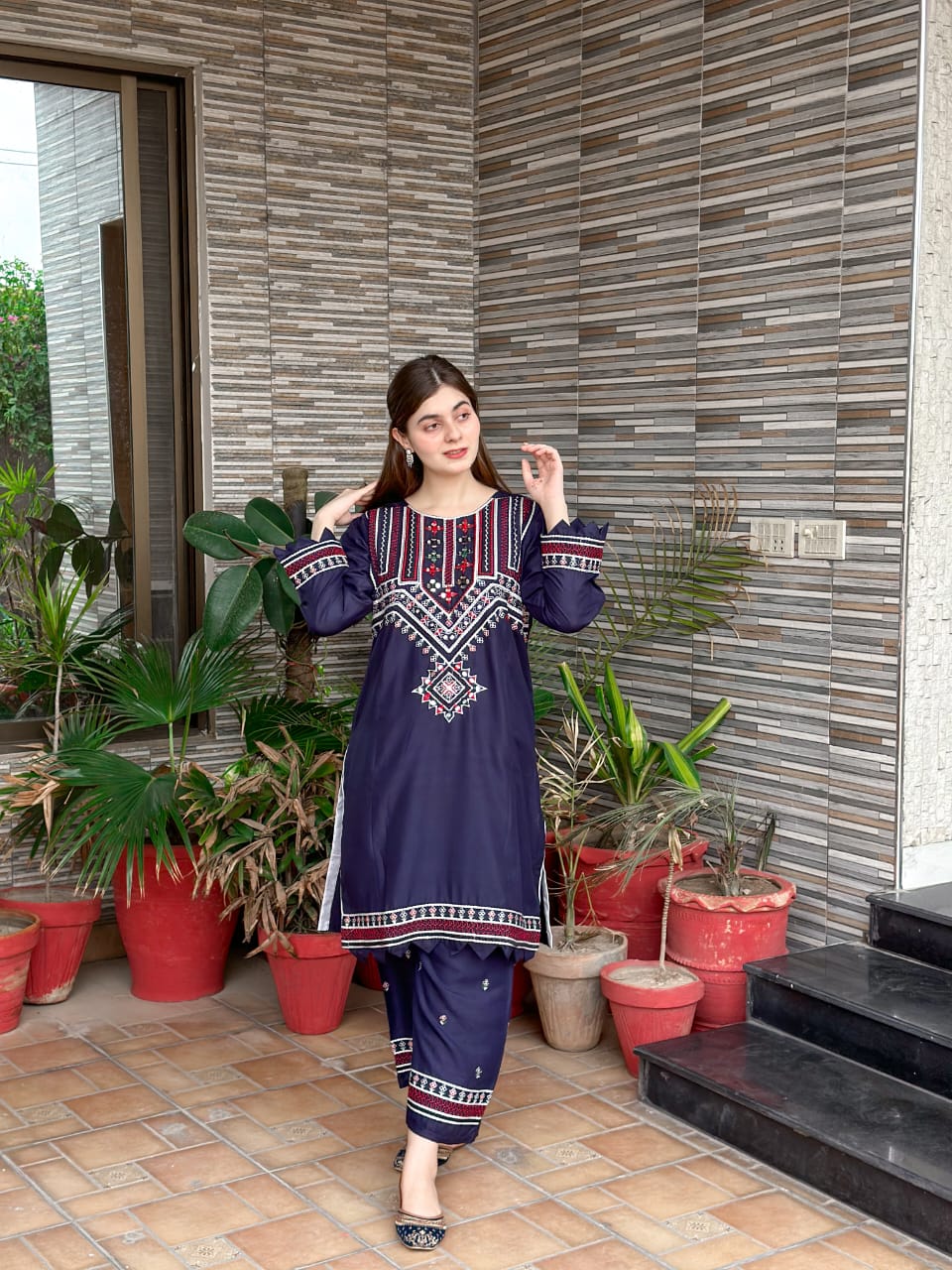 Traditional Sindhi Style 2 Piece Suit