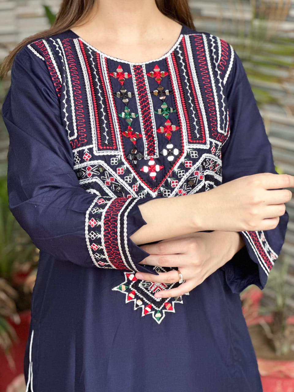 Traditional Sindhi Style 2 Piece Suit