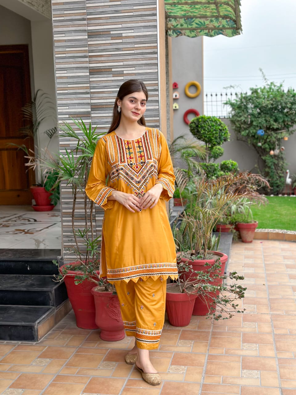 Traditional Sindhi Style 2 Piece Suit