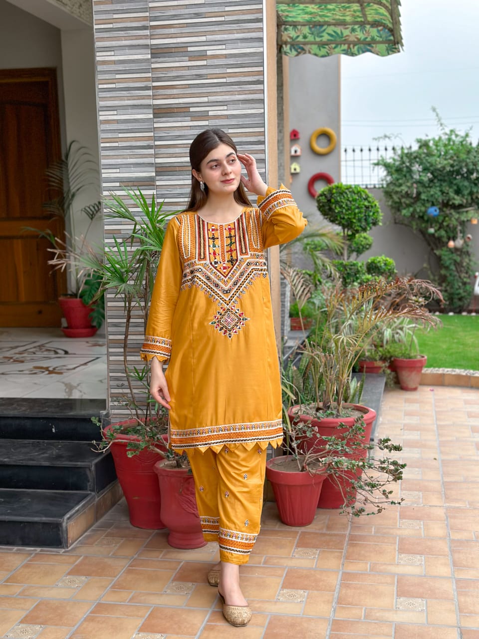 Traditional Sindhi Style 2 Piece Suit